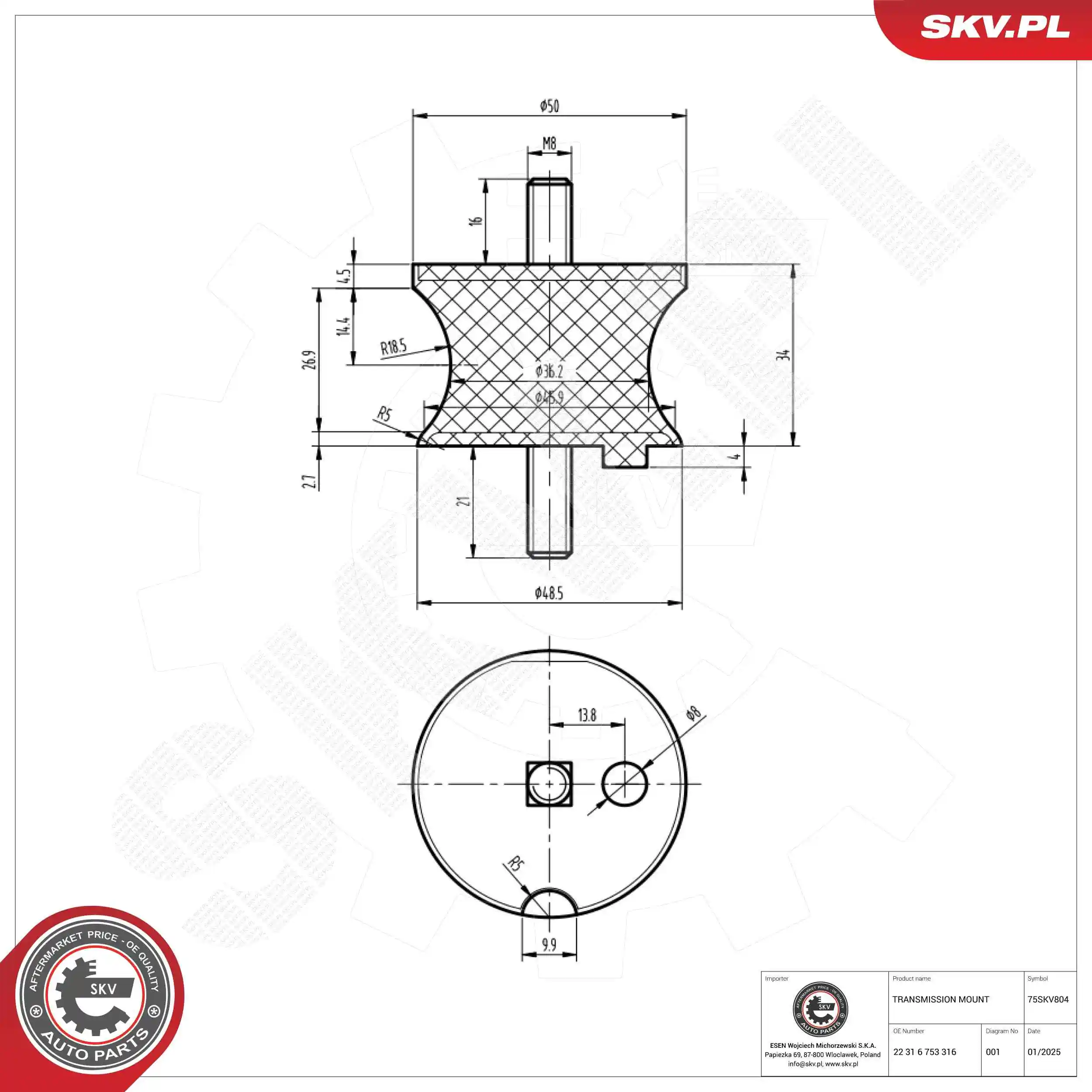 Mounting, automatic transmission